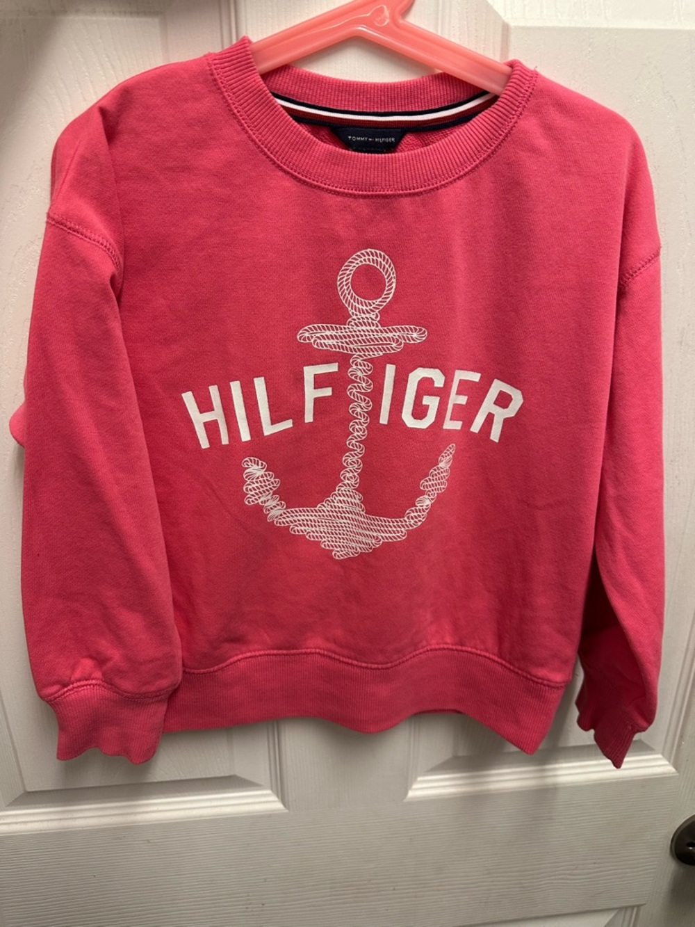 Tommy Hilfiger Pink Anchor Graphic Sweatshirt